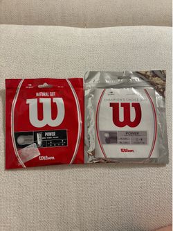 Wilson tennis natural gut strings