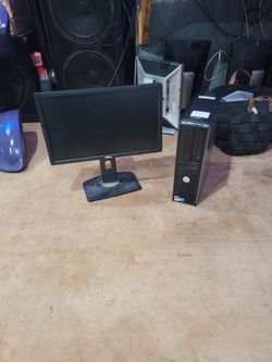 Dell Computer Screen And Tower
