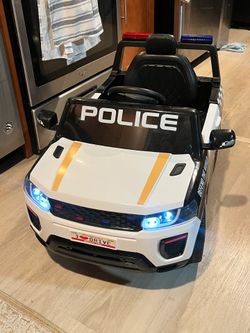 New Fully Assembled Police Car 3-6 years old