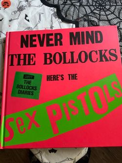 Sex Pistols Never Mind the Bollocks Hardcover Book