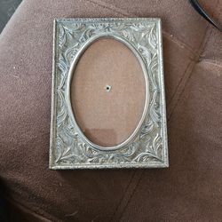 Tungsten Steel Alloy Photo Frame Circa 1910