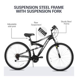 Full suspension bike made with Reinforce Steel