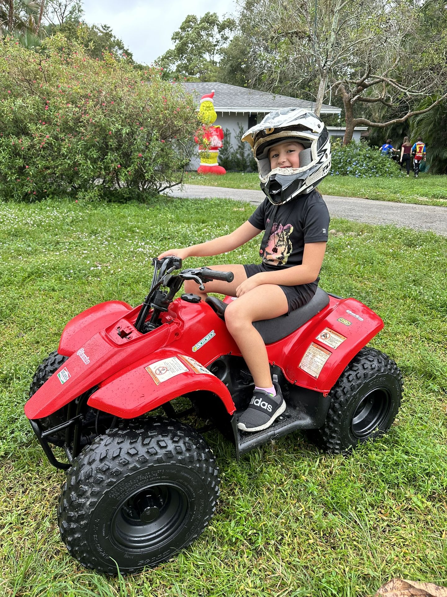 Suzuki 50cc Atv Perfect Running. Red