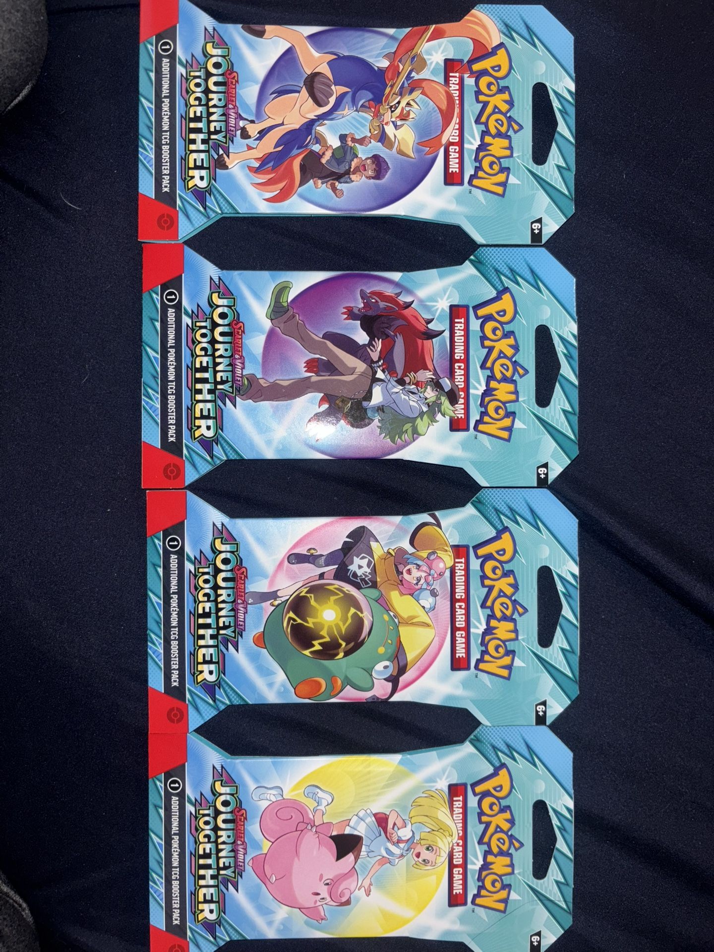 Journey Together Sleeved Booster Pack - SV09: Journey Together (JTG)