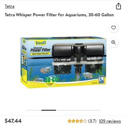 30-60 Gallons Tetra Aquarium Fish Tank Water Filter 