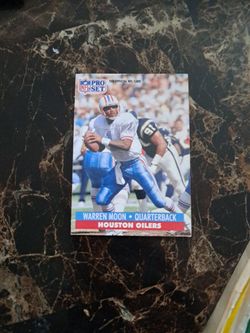 1991 ProSet Warren Moon Card