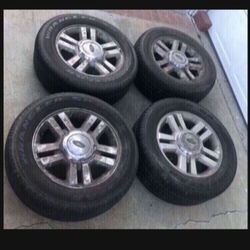 4 X 265/60r18 6x135 6x5.31 Stock Ford F-150 Expedition Wheels Rims Tires!!!!!!