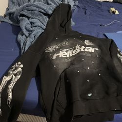 Men’s Designer Hellstar Hoodie Size Medium 