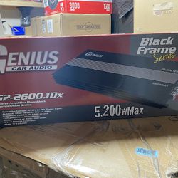 New Genius Audio 5200w Max Power Monoblock Class D Amplifier  $430 Each  