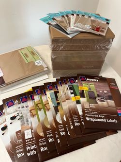 Craft & Office Supply Bundle – Avery Labels, Martha Stewart Labels & Kraft Paper