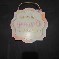 Wall Decor Cardboard Motivational