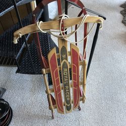 Vintage Sled /  Cabin Wall Decor 