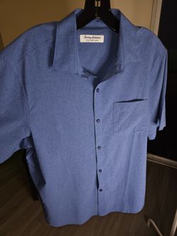TommyBahama, Bahama Coast, Blue, Medium Short Sleeve Shirt