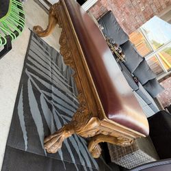 Leather sofa or Coffee table