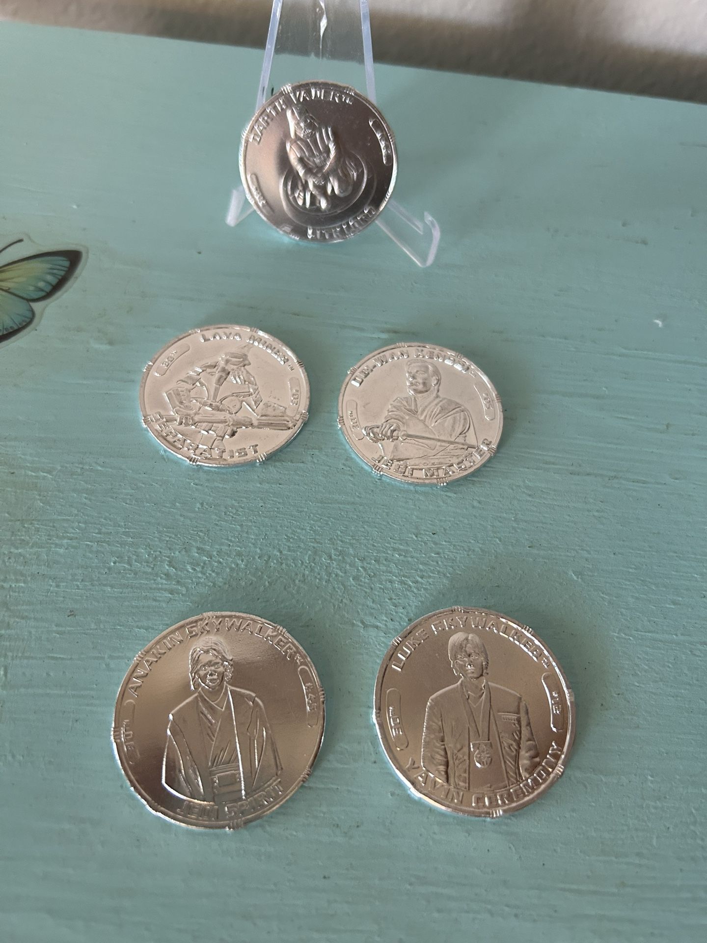 2007 Star Wars Challenge Tokens- 5 In A Lot