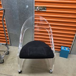 Mid Century Modern 70's Spoon Back Chair