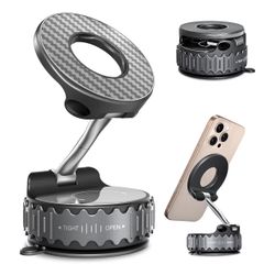 New Car Phone Holder for Magsafe [78+LBS Hyper Suction & 4400gf Strongest Magnetic] 360°Adjustable Car Phone Mount Car Accessories Phone Holders for Y