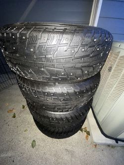 Redline Wheels Studded Snow Tires  Thumbnail