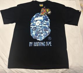 Black and Blue Bape Shirt