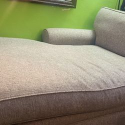 Grey Modern Couch | Comfortable Seating I Comfortable For Laying Down | 4F'6 Long 3F'3 Wide