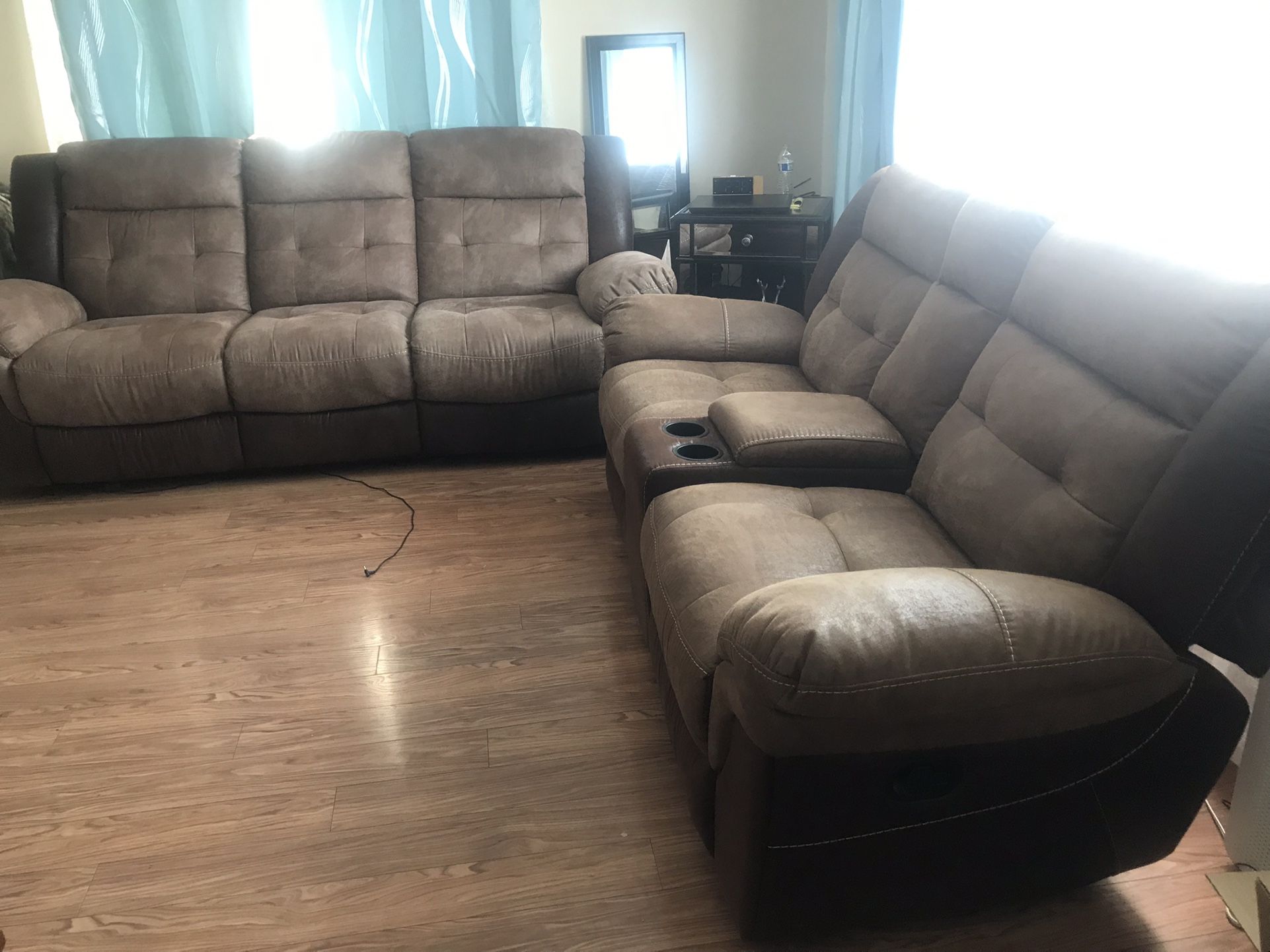 Reclining Sofa And Love Seat