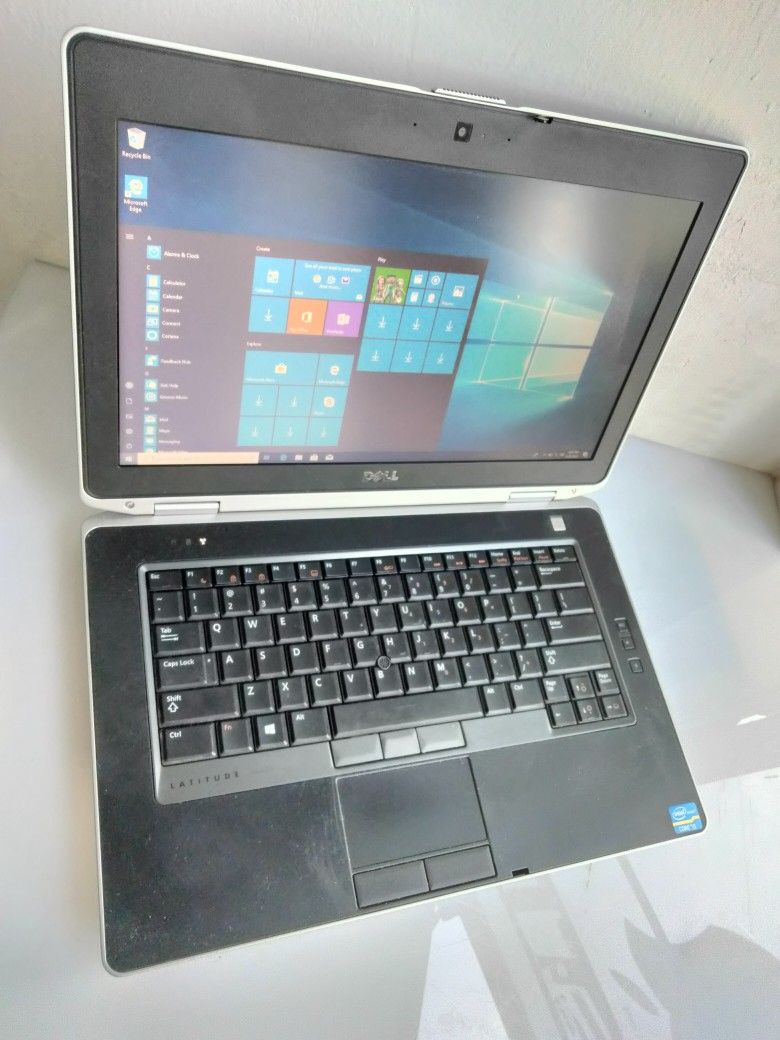 14 Inch Dell Laptop i5 8GB 256GB SSD Windows 10 Extended Battery 