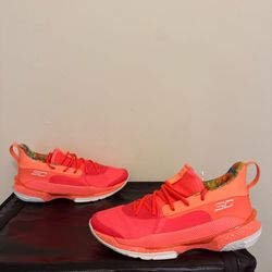 Size 11 - Sour Patch Kids x Under Armour Curry 7 Peach Plasma