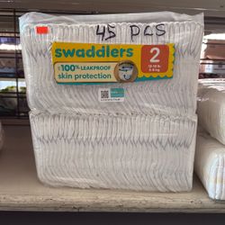 Pampers Sizes 2  Swaddlers 