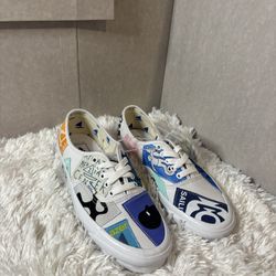 Vans Vault x Geoff McFetridge Mens 9 OG Authentic LX Gamelan Of Tags 2021