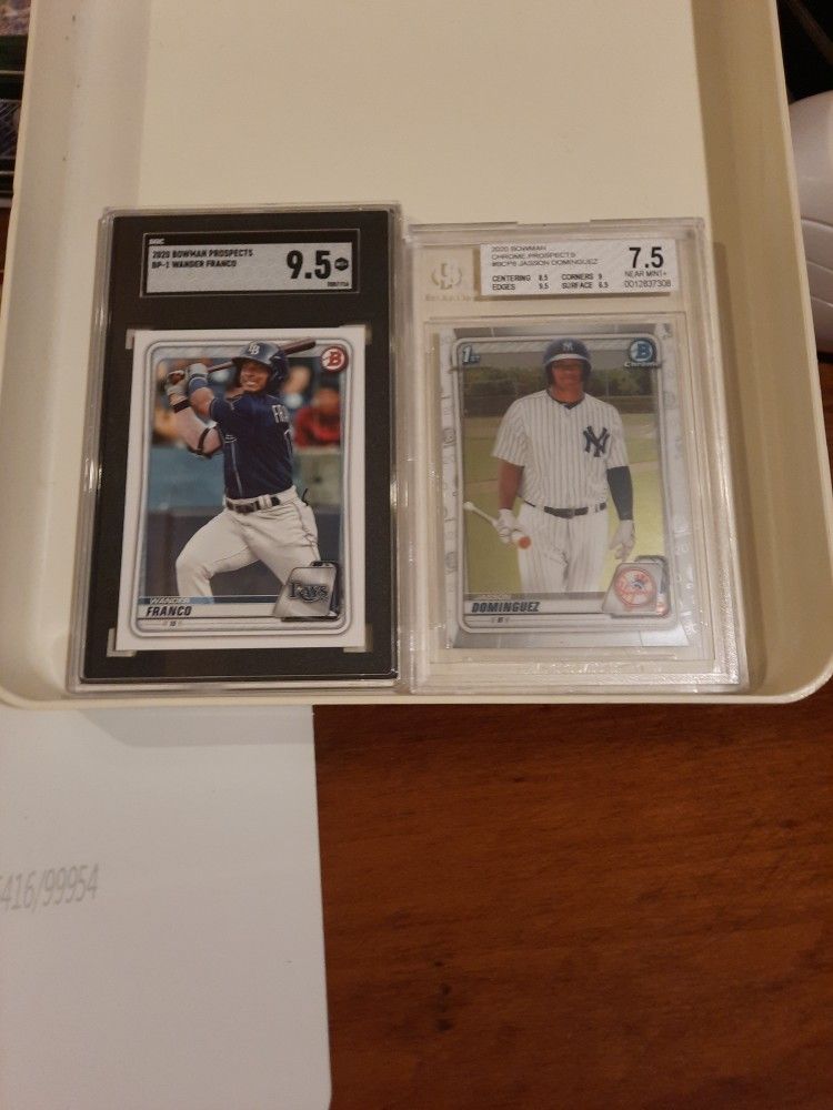 GRADED BASEBALL STARS.