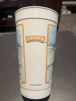 Bresler’s Ice Cream & Yogurt Cup. 1988. Gary Patterson Golf Art. Rare!
