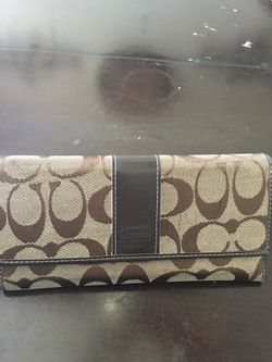 Authentic coach wallet