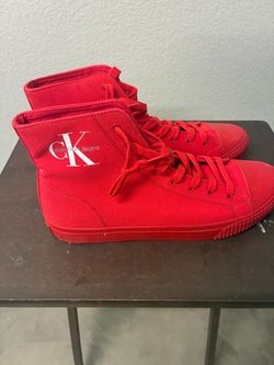 Calvin Klein Jeans Red High-Top Sneakers