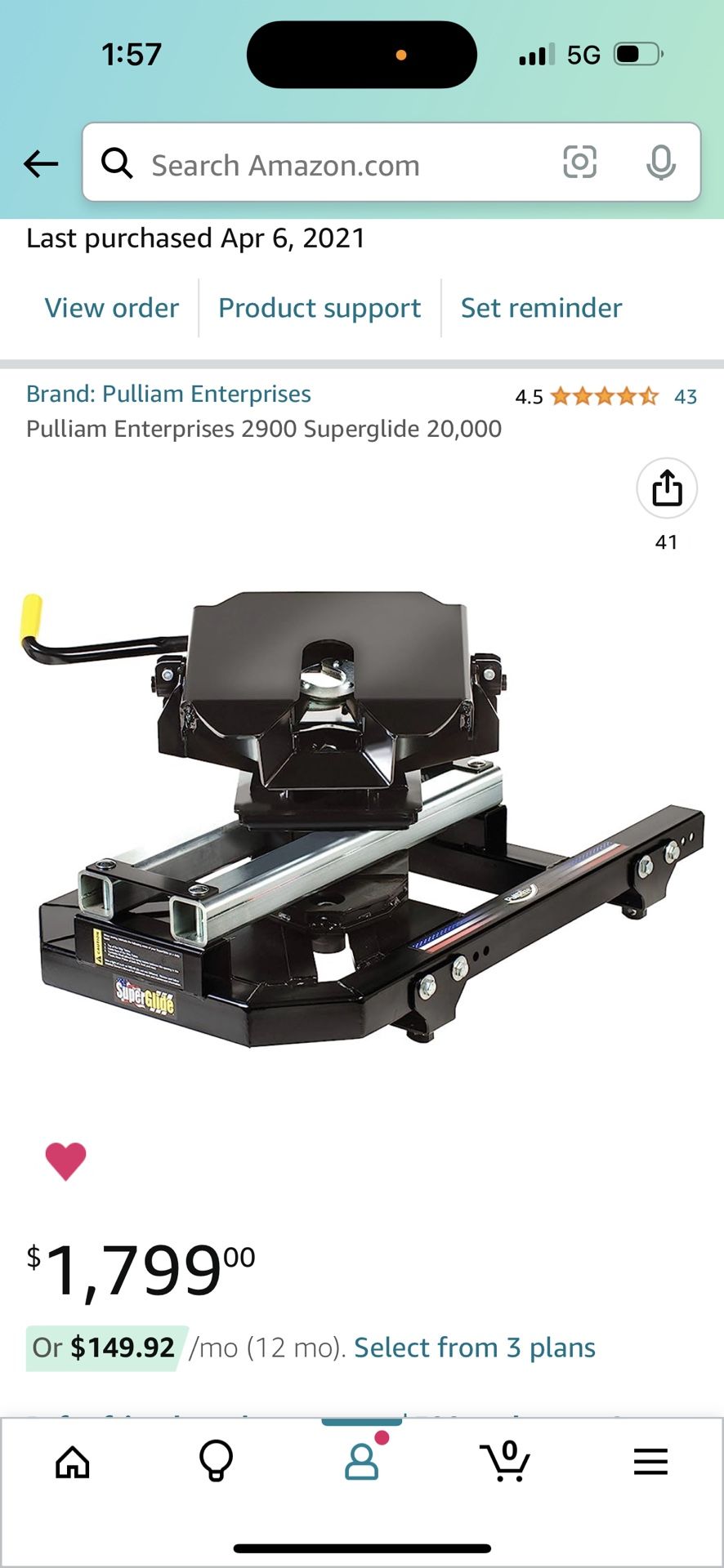 5th Wheel Hitch - Another Price Drop!