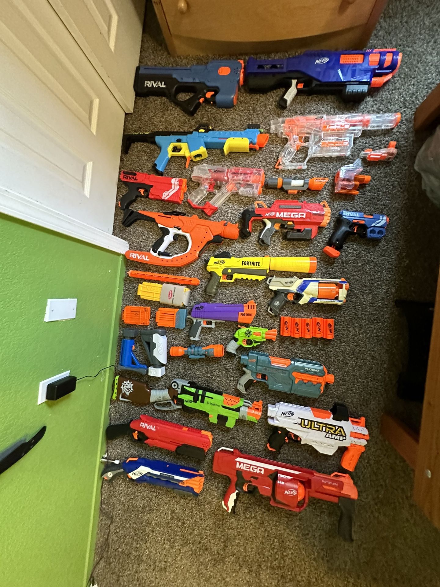 Nerf Gun Bulk Great Condition