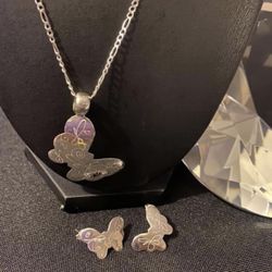 Set mariposa 🦋 Plata 925 Garantizada 🤩🤩🤩 $35 ❤️❤️❤️