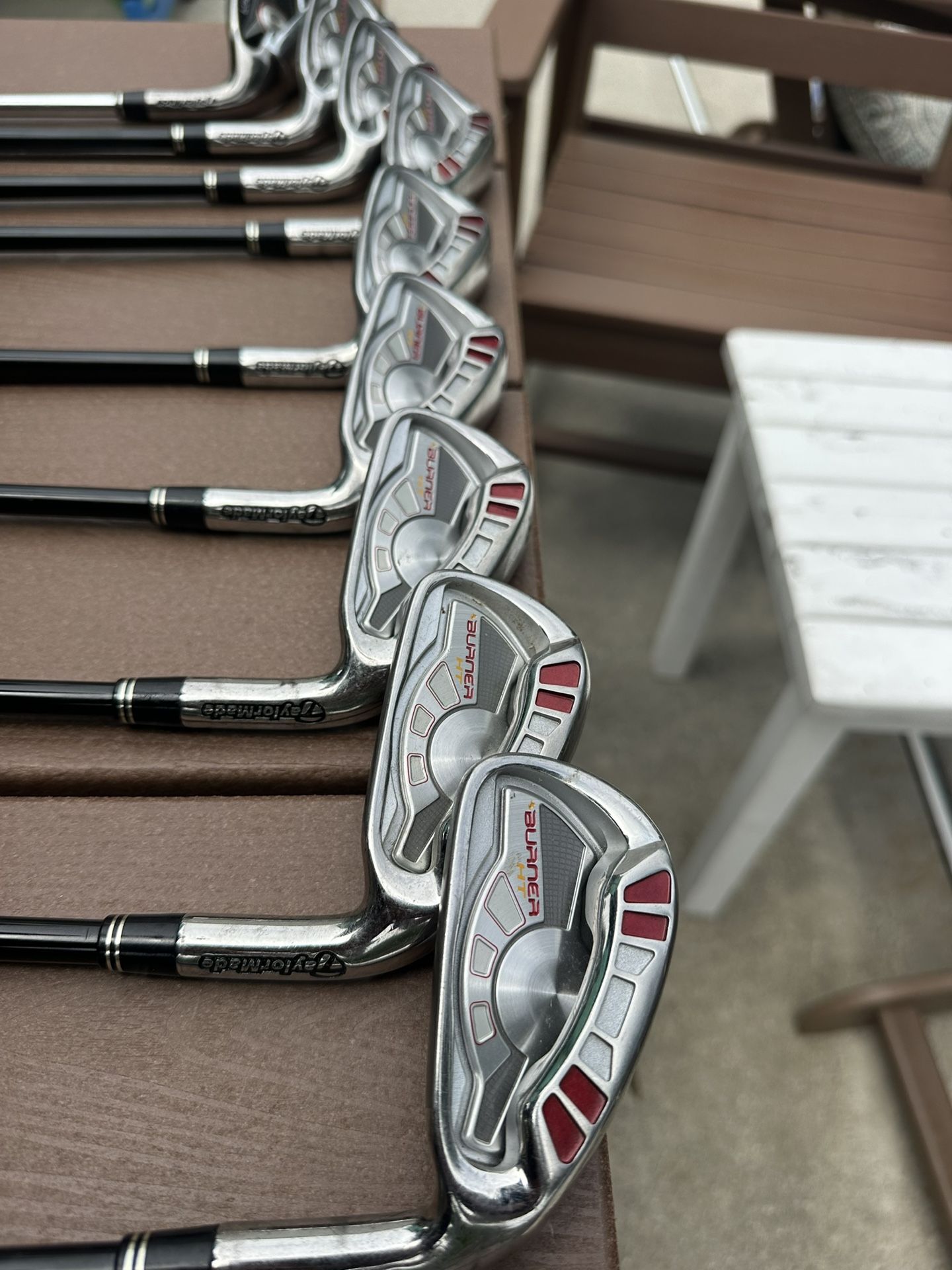Taylor Made HT Burner Irons 4-pw-A Wedge And Sand Wedge
