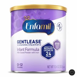 Enfamil gentle ease seven cans