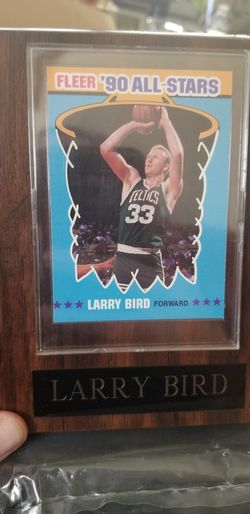 Larry Bird 1990 FLEER Mounted And Mint Condition