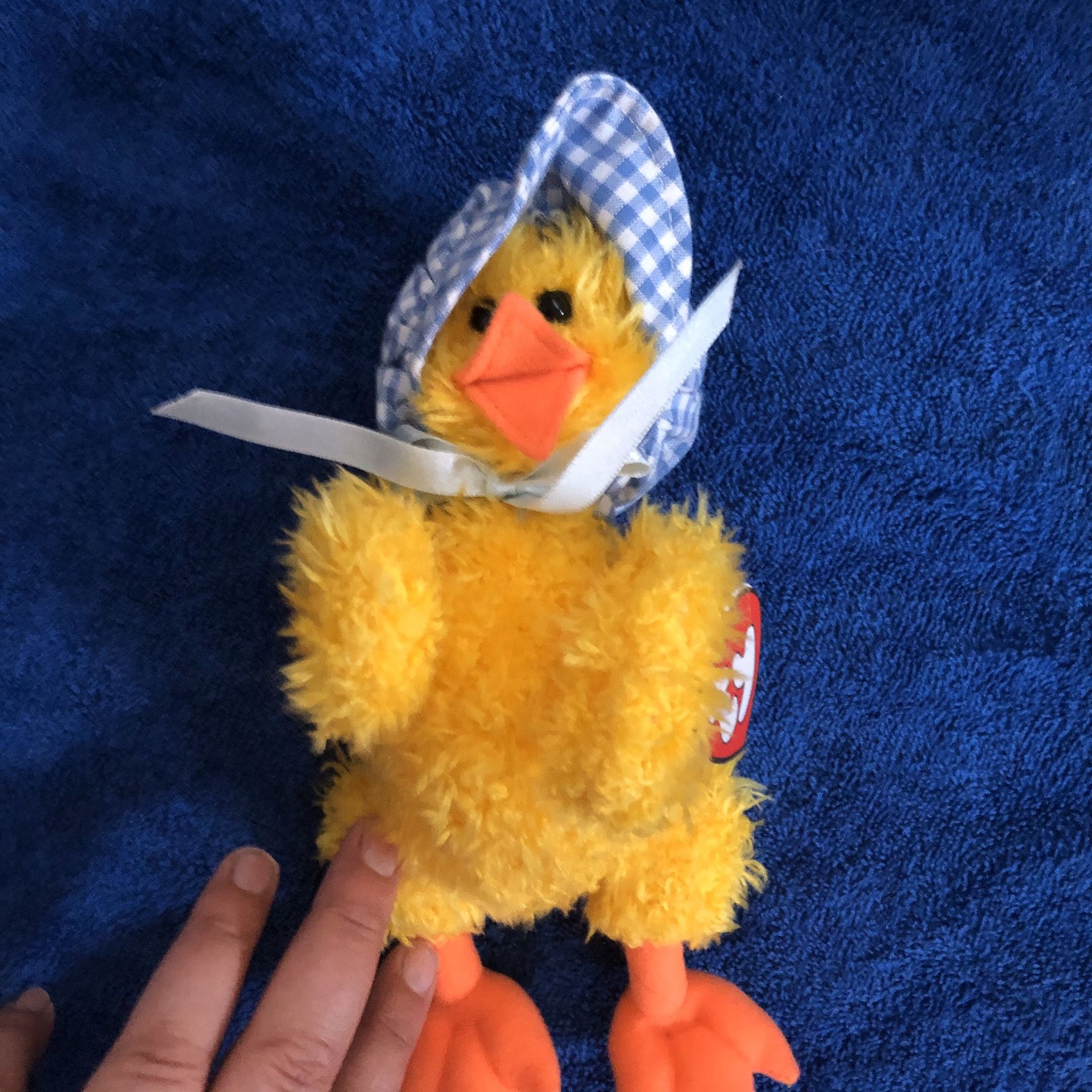 Duckling beanie baby with tag