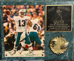 Dan Marino Miami Dolphins Memorabilia Plaque- Limited Edition