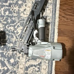 1 Hitachi Framing Gun and Two Metabo 