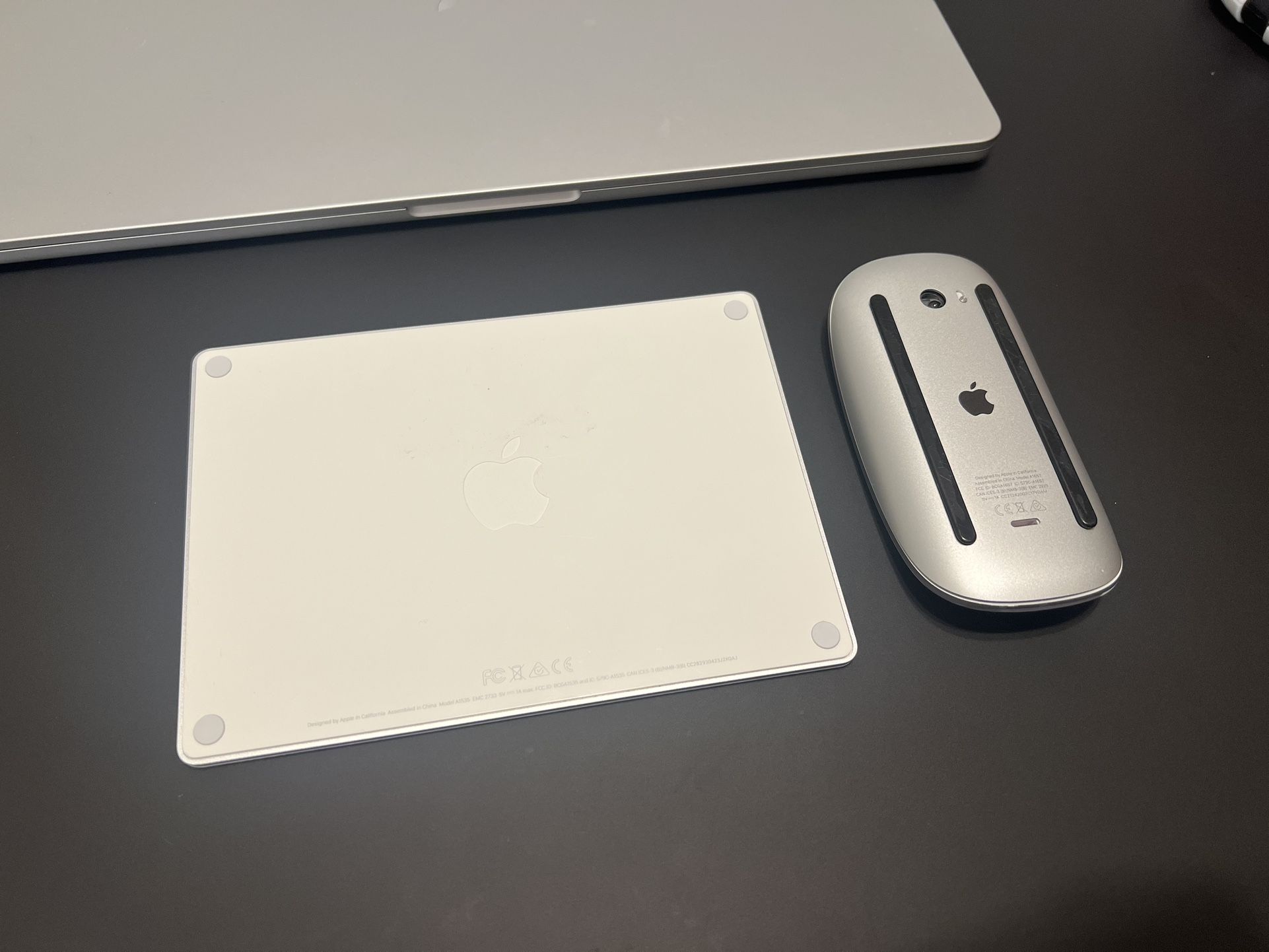 Apple magic trackpad and mouse