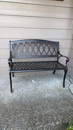 Patioflare Cast Aluminum Bench