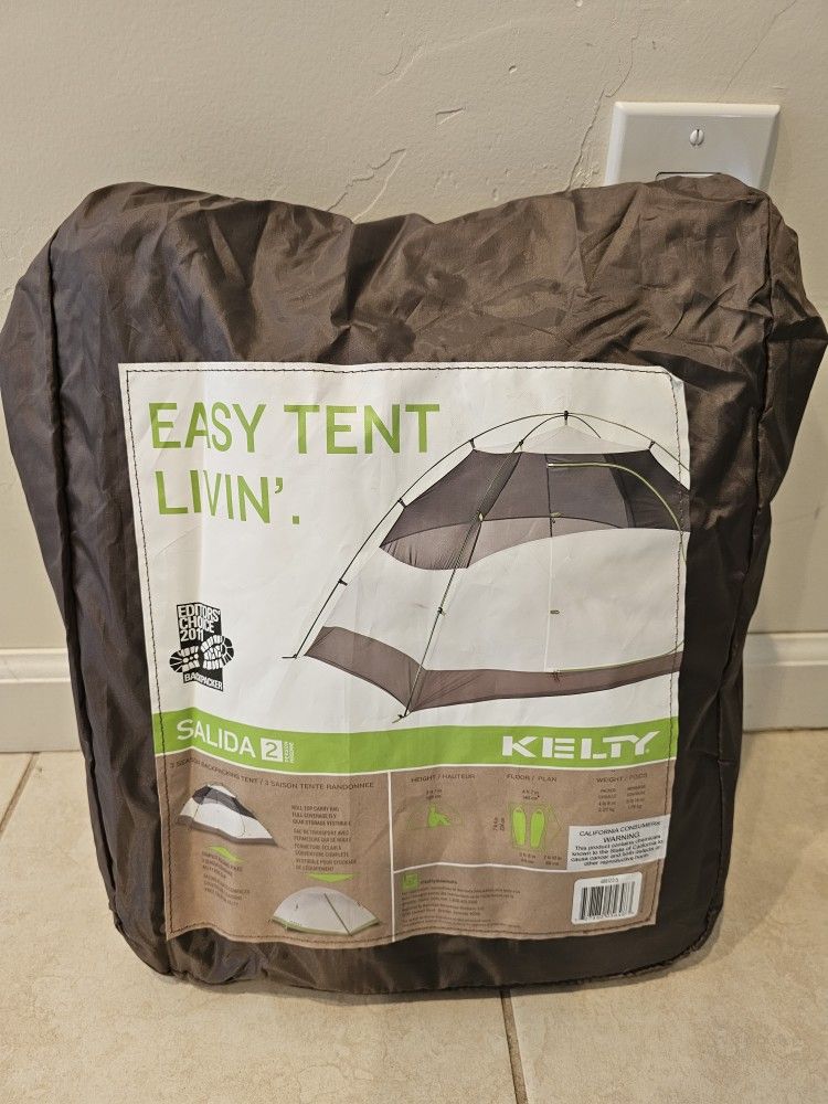 BRAND NEW Kelty Salida 2- 2 Person Ultralight Backpacking Tent