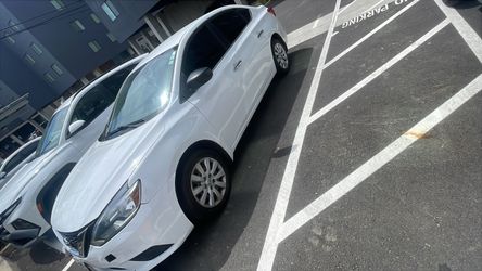 White Nissan Sentra Sedan