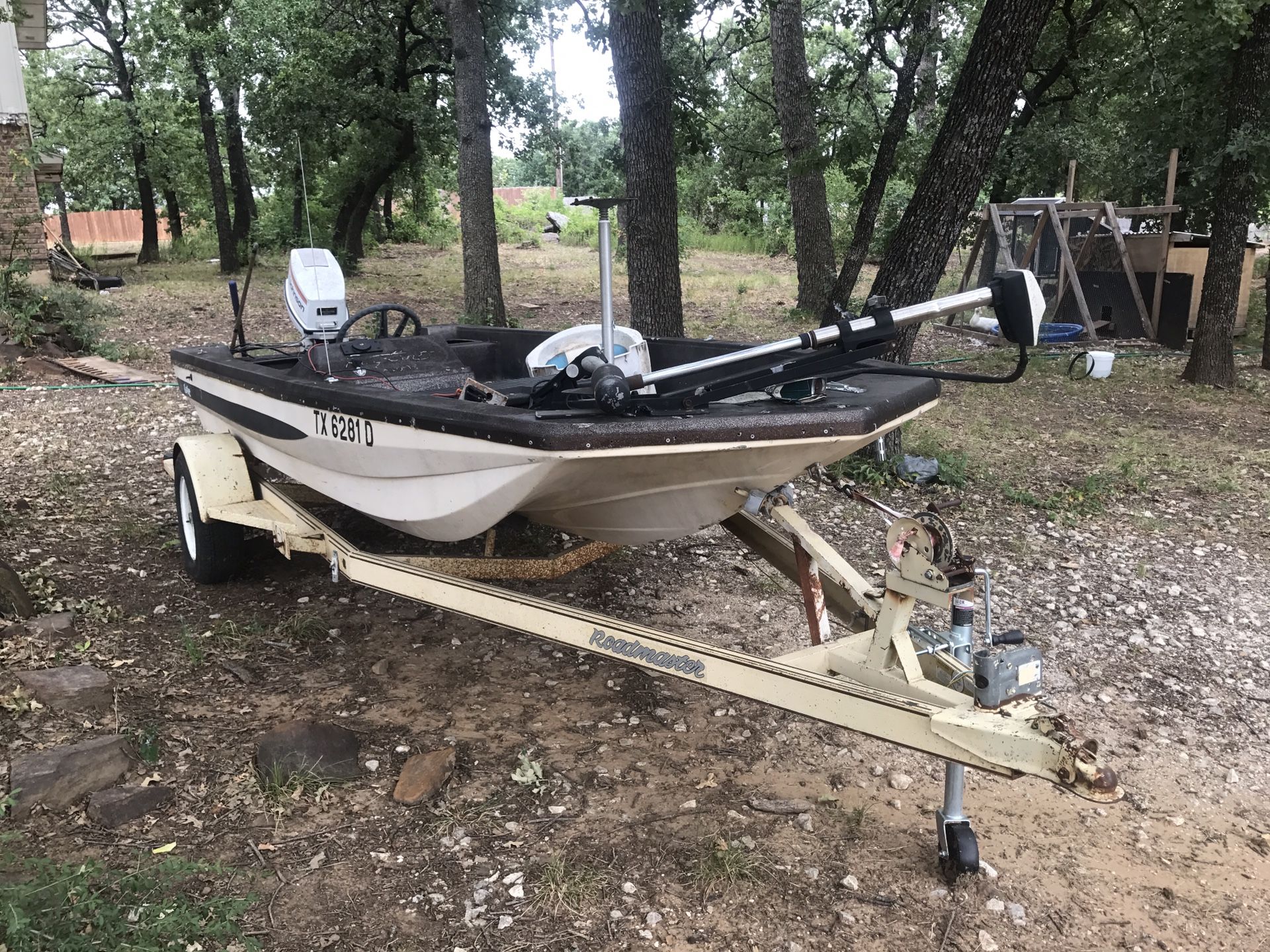 1985 raycraft 16ft fiberglass boat