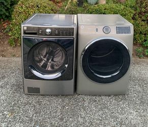 Kenmore washer and ge dryer.