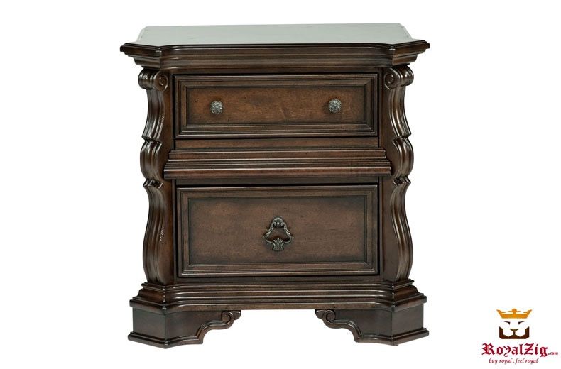 Antique American Style Walnut Nightstand $100