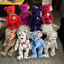 Collectible Beanie Babies In Good Condition!  $2 Each.